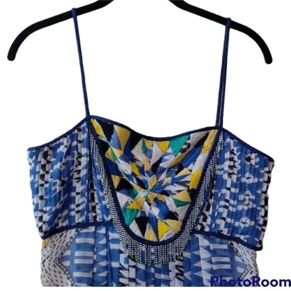 Ranna Gill Sunburst Maxi Dress Size XXS C17 - Picture 6 of 10